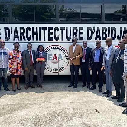 Inauguration du premier car de l’Ecole D’Architecture D’Abidjan